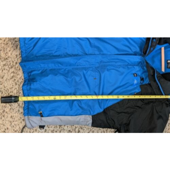 Starter Jacket 3 in 1 Men's Large 42-44 Removable Hood Blue & Gray NEW - Picture 8 of 15